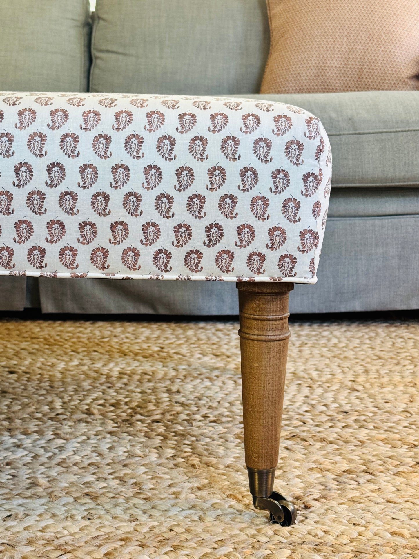 36 Bourne Cypress - Plain Top Ottoman