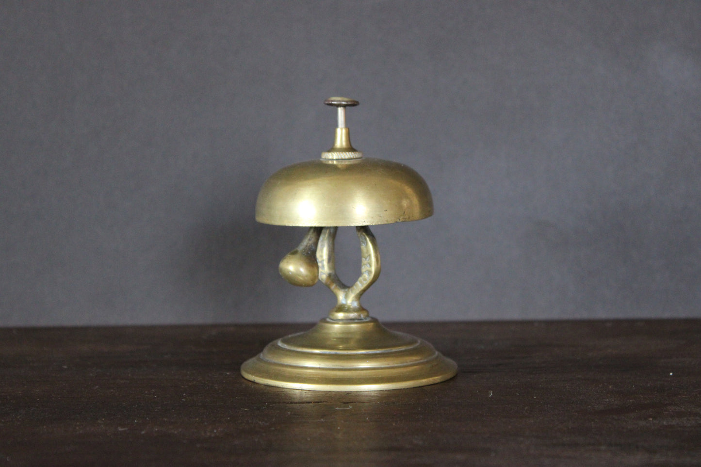 English Brass Counter Bell