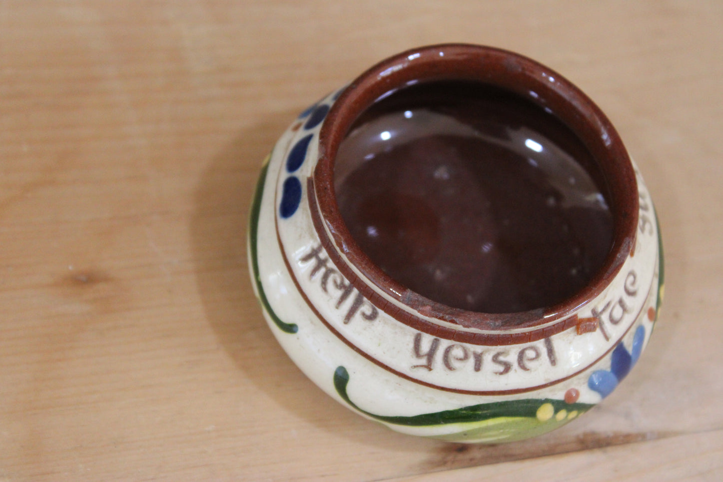 Devonshire Pottery Sugar Bowl