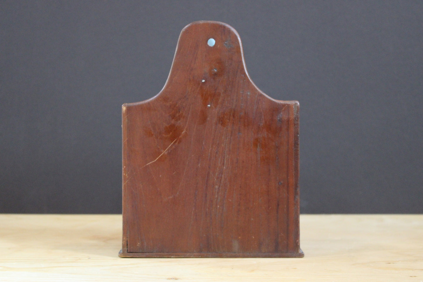 Rare 18th C. English Hanging Candle Box, C. 1770-1800