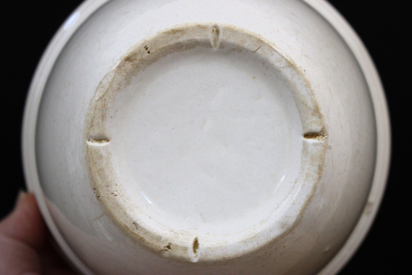 Vintage English White Pudding Basin / Bowl