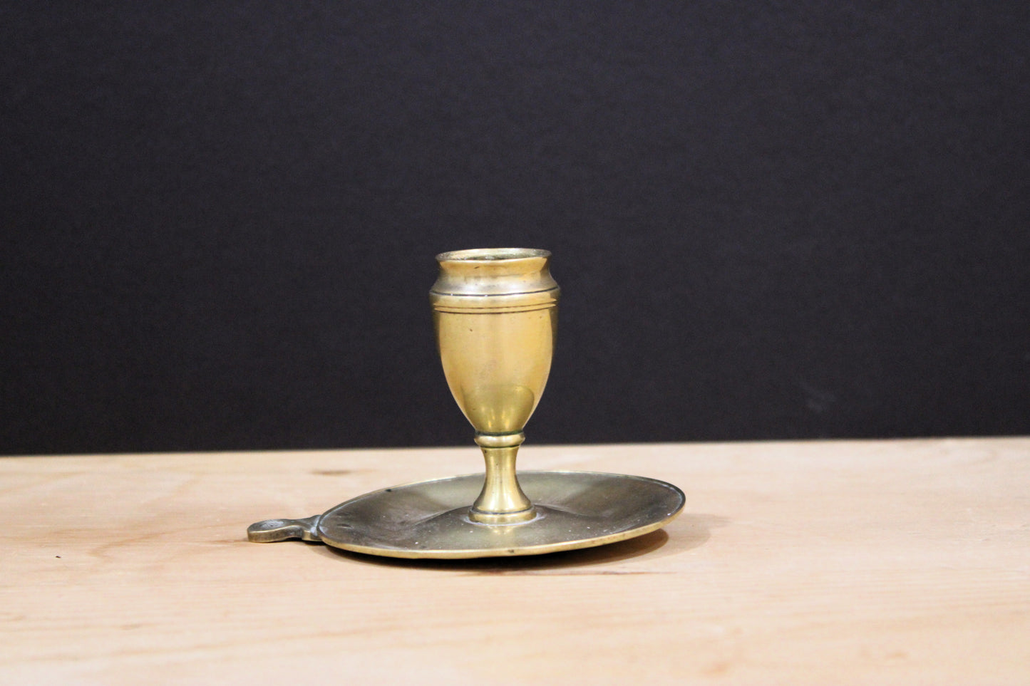 Vintage Brass Chamber Stick Candle Holder