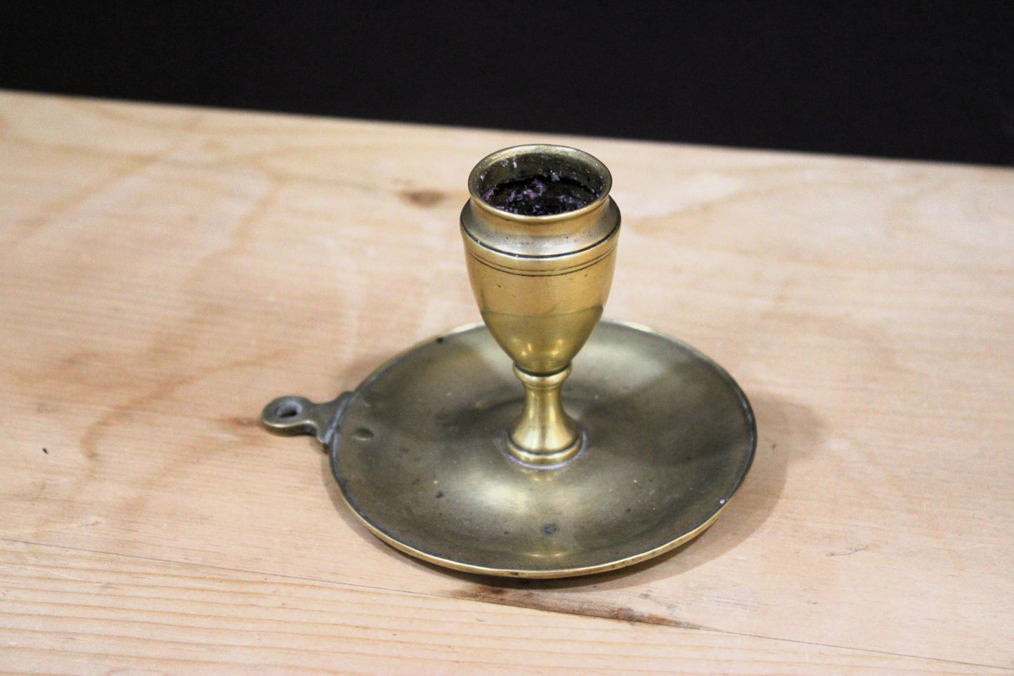 Vintage Brass Chamber Stick Candle Holder