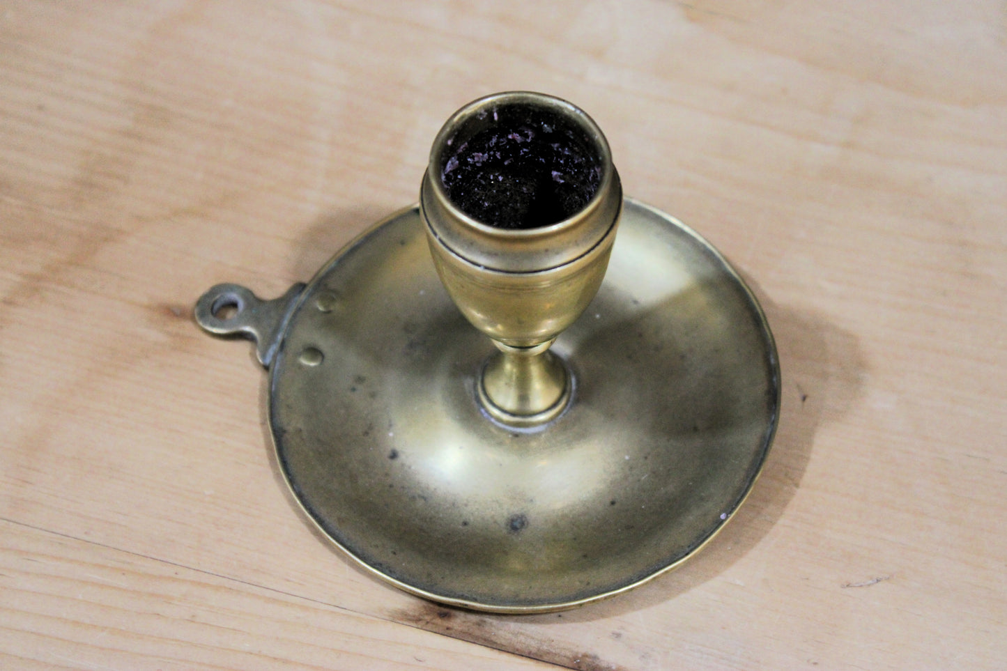 Vintage Brass Chamber Stick Candle Holder