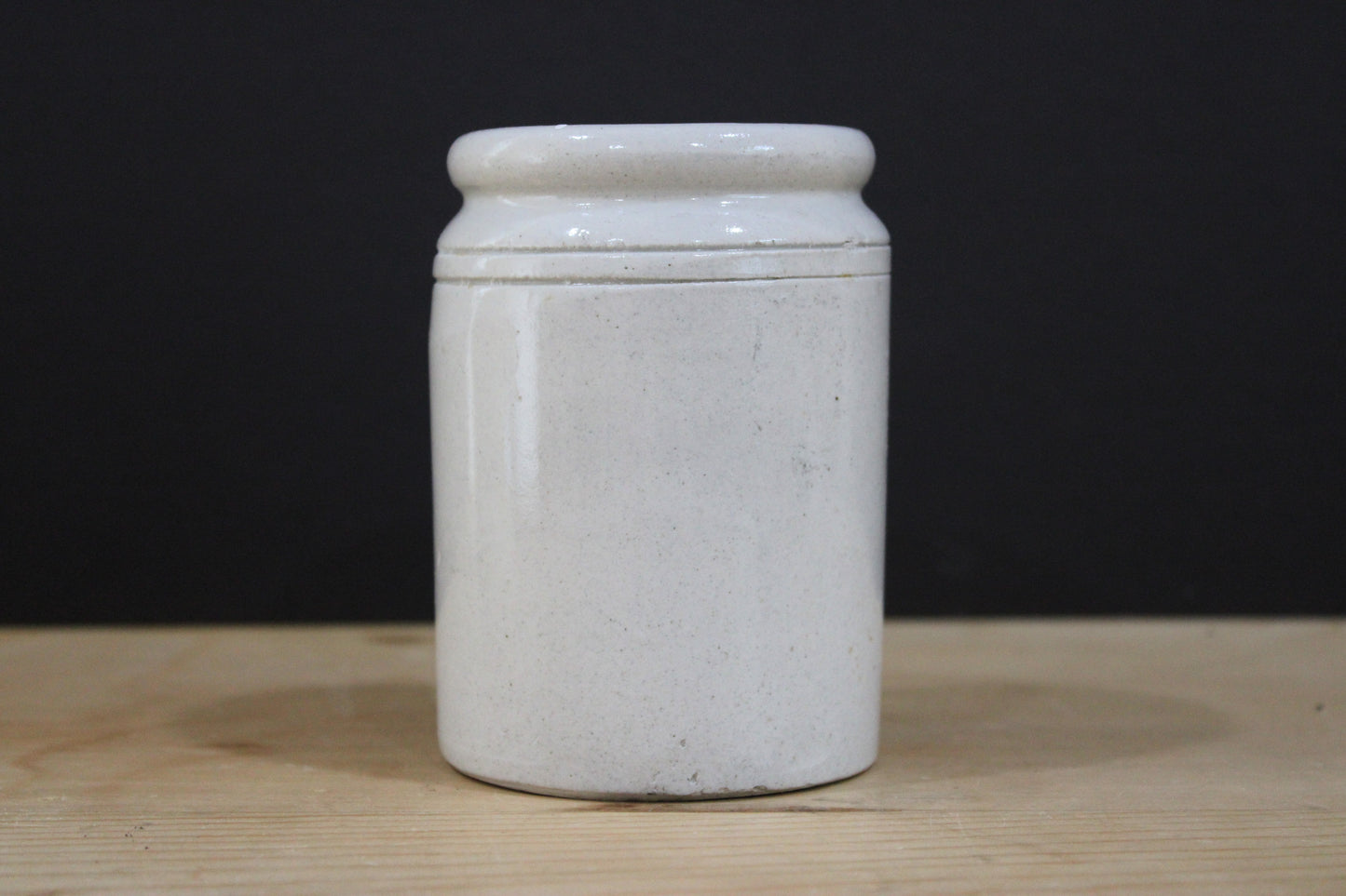 Antique English Stoneware Preserve Jar