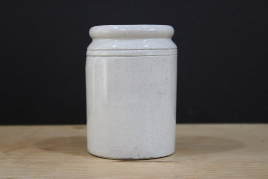 Antique English Stoneware Preserve Jar