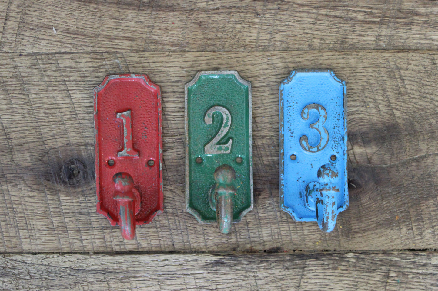 Cast Iron Numbered Hooks