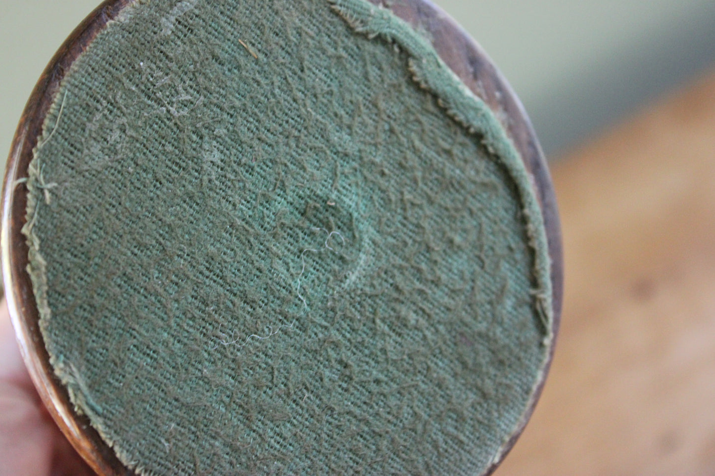 Pair of Vintage English Barley Twist Wooden Candlesticks