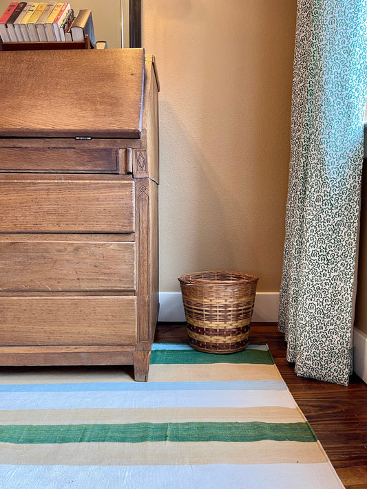 Green & Tan Stripe