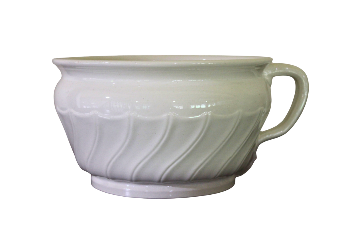 Antique Spode Copeland Chamber Pot | Dunrobin Castle Sutherland Cipher | c.1880s