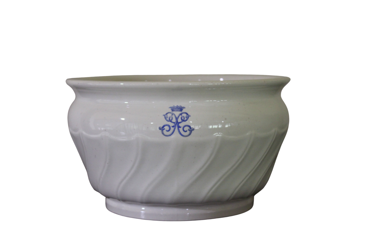 Antique Spode Copeland Chamber Pot | Dunrobin Castle Sutherland Cipher | c.1880s